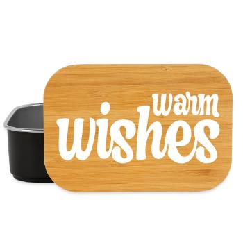 Meilleurs Voeux Nouvelle année Noël Nouvel An - Boîte à goûter - noir - Devant