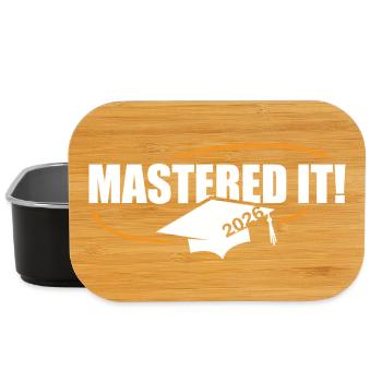 Master 2026 Graduation Graduation - Lunch Box - black - Front