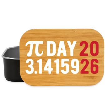 Pi Day 2026 avec le jeu des chiffres | Numéro de district 3.1415 - Boîte à goûter - noir - Devant