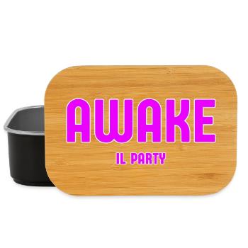 Awake Party Neon Pink - Lunch Box - Schwarz - Vorne