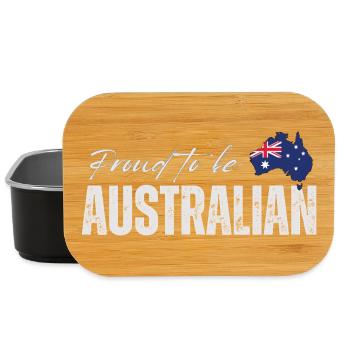 Stolzer Australier, australischer Patriot - Lunch Box - Schwarz - Vorne