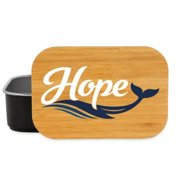 Hope Wal Typographie - Boîte à goûter - noir - Devant