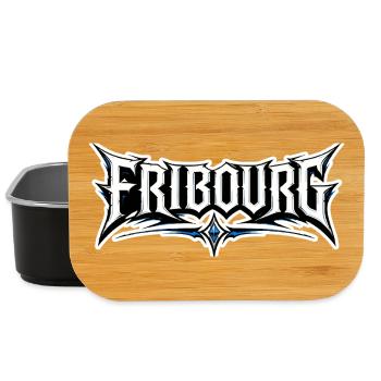 Conception de Fribourg - Boîte à goûter - noir - Devant