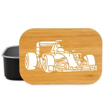 Présents de la course de voitures de formule Équipe de pilotes Kids Lui - Boîte à goûter - noir - Devant