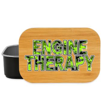 Car Tuning Motiv Engine Therapy Green - Lunch Box - black - Front
