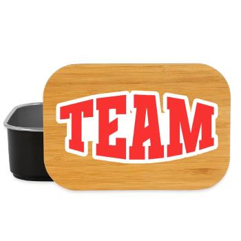 Team - Lunch Box - black - Front
