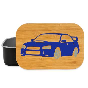 voiture de sport - Boîte à goûter - noir - Devant