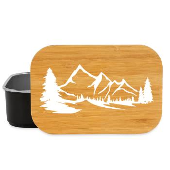Mountains - Mountains - Lunch Box - black - Front