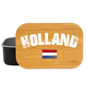 Typographie dégradée de Holland - Boîte à goûter - noir - Devant