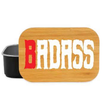 Badass fighter knallharter mensch mma kämpfer - Lunch Box - Schwarz - Vorne