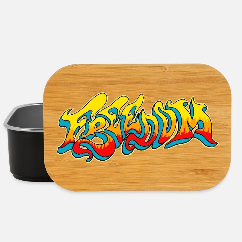 Freiheit - Lunch Box - Schwarz