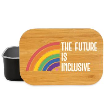 LGBT Pride Month - The Future is Inclusive - Lunch Box - black - Front