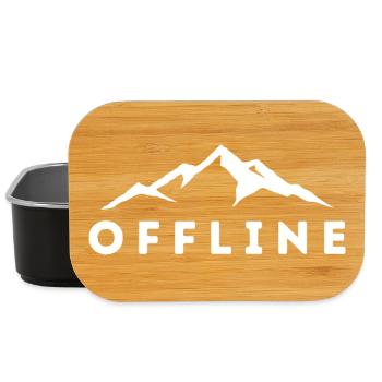 OFFLINE BERGE - Lunch Box - Schwarz - Vorne