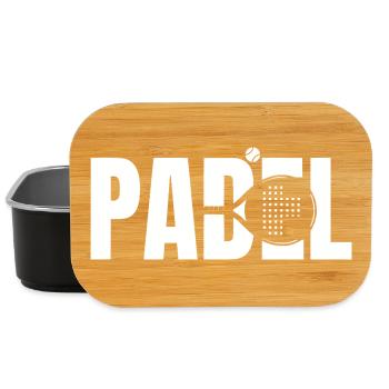 Padel - Boîte à goûter - noir - Devant