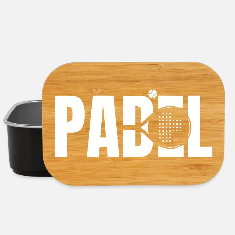 Padel - Boîte à goûter - noir