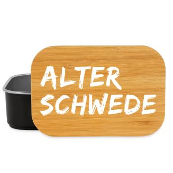 Alter Schwede Lustiger Ausdruck Spruch - Lunch Box - Schwarz - Vorne