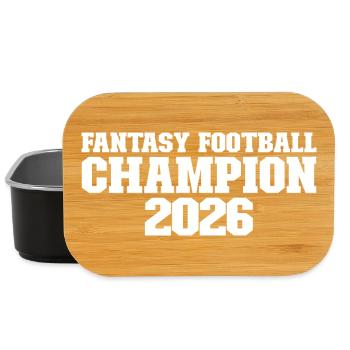 Fantasy Football Champion 2026 Fantasy Football - Lunch Box - black - Front