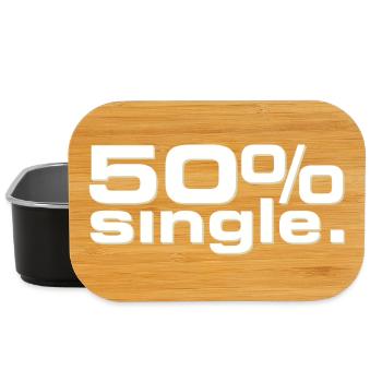 50% Single - Lunch Box - black - Front