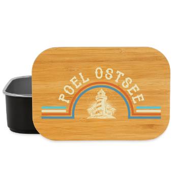 Ostsee Urlaub INSEL POEL Souvenier Lustig - Lunch Box - Schwarz - Vorne