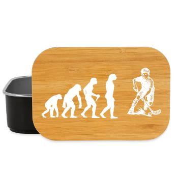 Einfach Floorball zeitloses Design - Lunch Box - Schwarz - Vorne