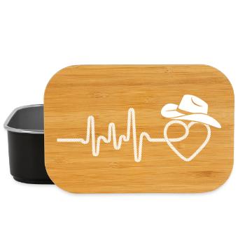La danse en ligne est mon cardio – la danse country western - Boîte à goûter - noir - Devant
