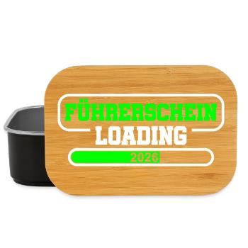 Driving License 2026 Driving Test Driving License Test - Lunch Box - black - Front