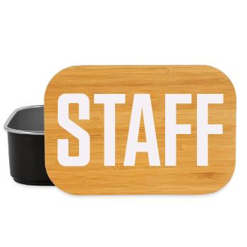 Staff - Lunch Box - Schwarz - Vorne