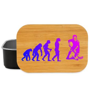 Floorball Fans aufgepasst schlichtes Statement - Lunch Box - Schwarz - Vorne