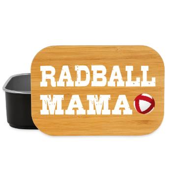 Radball, Radballer, Hallenradsport, Mama,  - Lunch Box - Schwarz - Vorne