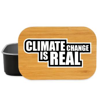 Climate Change Is Real Climate Change Science - Lunch Box - black - Front