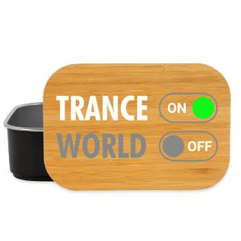 Trance On World Off - Rave Style - Lunch Box - Schwarz - Vorne