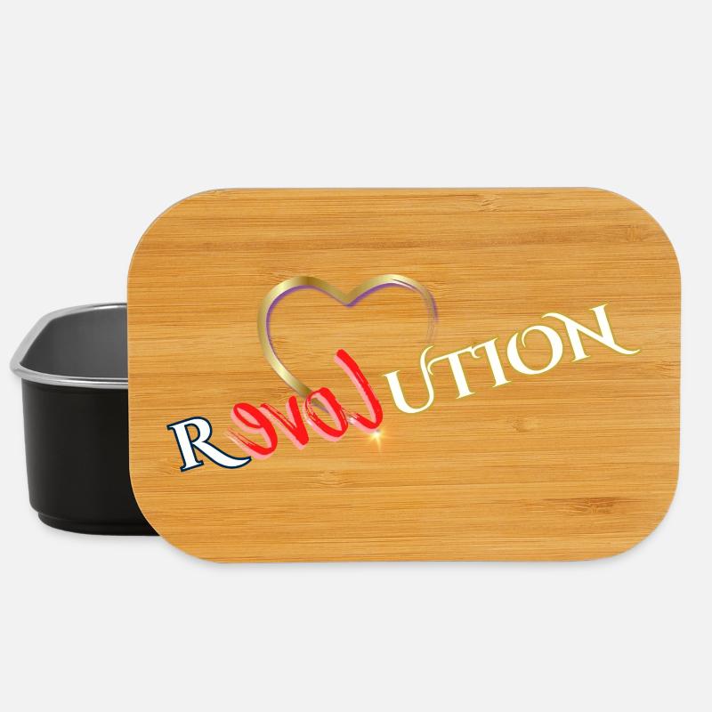 Heart Revolution Solar Flare Graphic - Lunch Box - black