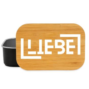 Liebe - Lunch Box - Schwarz - Vorne