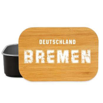 Bremen City Skyline on T-Shirt - Lunch Box - black - Front