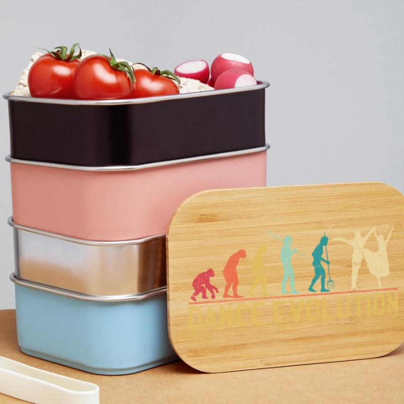 Dance Evolution Silhouette Design Lunch Box