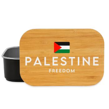 Free Palestine, Palestinian pride - Lunch Box - black - Front