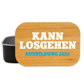Prêt à commencer Entraînement 2026 Début de la formation 26 - Boîte à goûter - noir - Devant