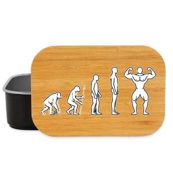 Evolution Fitness – Stärke statt Stillstand - Lunch Box - Schwarz - Vorne