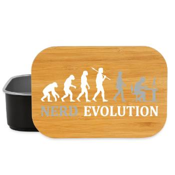 Nerd Evolution – Vom Affen zum PC-Profi - Lunch Box - Schwarz - Vorne