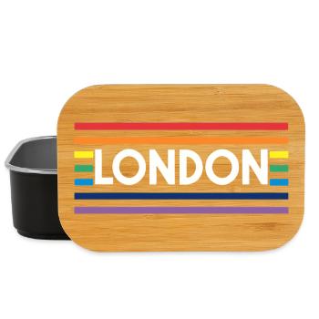 LONDON Urban Rainbow - Lunch Box - black - Front