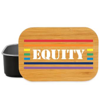 Fairness Rainbow Lettering - Lunch Box - black - Front