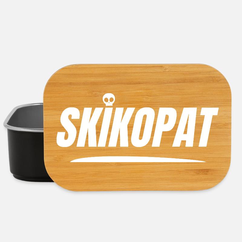 SKIKOPAT ! - Boîte à goûter - noir