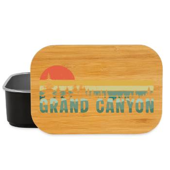 Retro Grand Canyon Nationalpark - Lunch Box - Schwarz - Vorne
