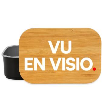 Auf Video gesehen. Minimalistischer Homeoffice-Humor - Lunch Box - Schwarz - Vorne