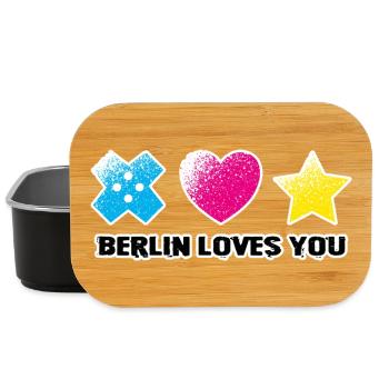 BLY - Iconic Symbols - Grunge - Lunch Box - black - Front