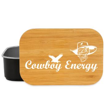 Cowboy_Energy_Design - Lunch Box - black - Front