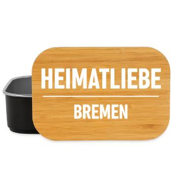 Heimatliebe Bremen - Lunch Box - Schwarz - Vorne