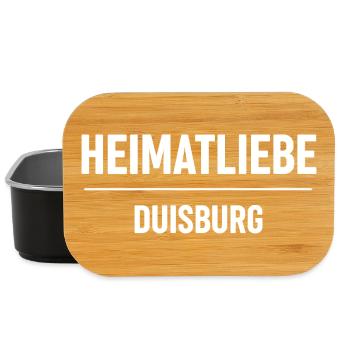 Heimatliebe Duisburg - Lunch Box - Schwarz - Vorne