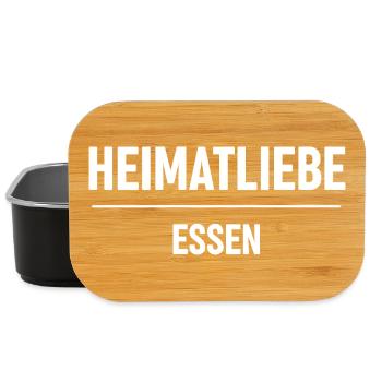 Heimatliebe Essen - Lunch Box - Schwarz - Vorne
