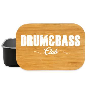 Drum and Bass Club Bold Logo - Lunch Box - black - Front